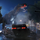A t-rex on the streets of san diego